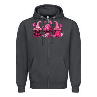 Smoke breast cancer afro gnomies Zipper Hoodie - FaDigitalArtStudio