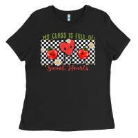 Black my class full of sweet hearts Ladies Tee - MaliasSmallBusiness
