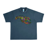 Midnight Navy mardi gras lobster Urban Heavy Tee - RanaPortraitStore