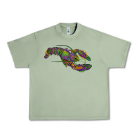 Oil Green mardi gras lobster Urban Heavy Tee - RanaPortraitStore