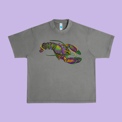 Mardi Gras Lobster Urban Heavy Tee Designed By Ranaportraitstore