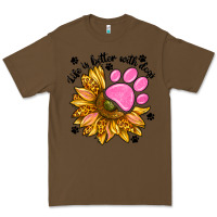 Cacao life is better with dogs Premium Tee - NancyCooperArtShop