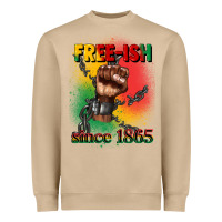 Mushroom free ish since 1865 juneteenth Heavyweight Sweatshirt - CowGirlArtShop