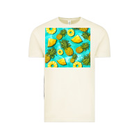 Vintage Arctic blue pineapple Vintage Tee - BarkalooDesign