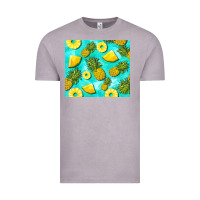 Vintage Zinc blue pineapple Vintage Tee - BarkalooDesign