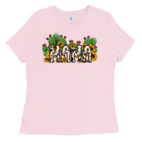 Bubblegum Pink Cactus Cowhide Sunflower Mama and Mini Set Ladies Tee - Jasminsmagicworld