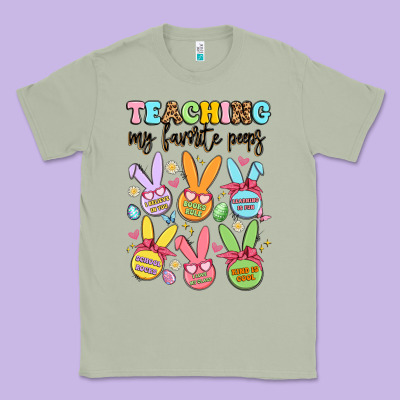 Teaching My Favorite Peeps Classic Tee Designed By Artiststas