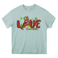Arona mardi gras love crawfish Heavy Core Tee - MaliasSmallBusiness