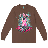 Chestnut refuse to sink cancer anchor Long Sleeve Tee - NancyCooperArtShop