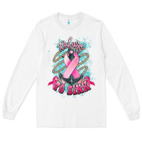 White refuse to sink cancer anchor Long Sleeve Tee - NancyCooperArtShop