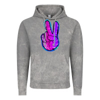 Cloud Rock Mermaid Peace Sign Vintage Hoodie - Jasminsmagicworld