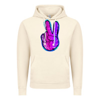 Vintage Artic Mermaid Peace Sign Vintage Hoodie - Jasminsmagicworld