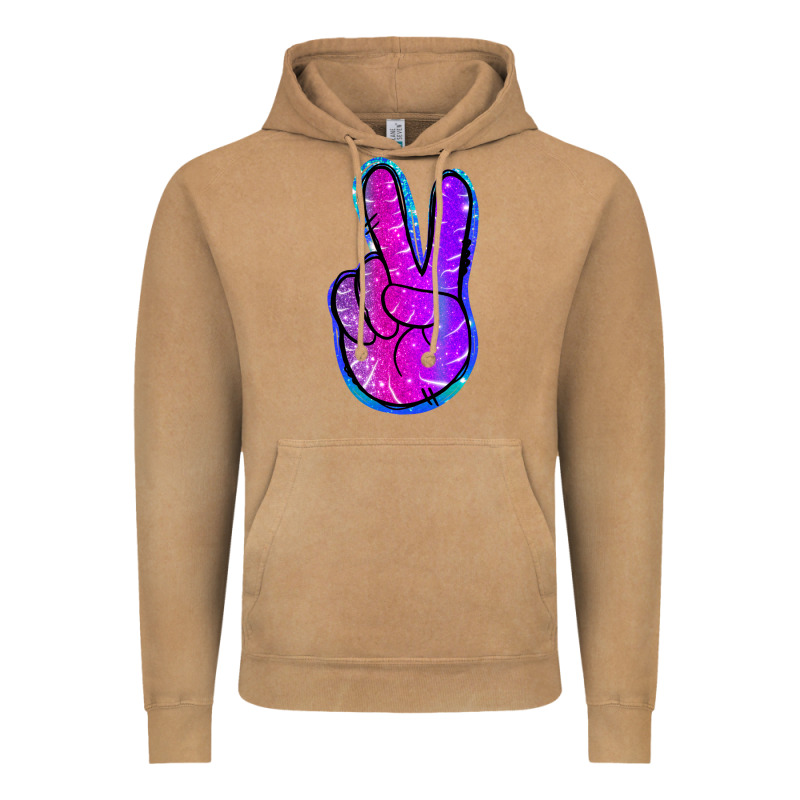 Mermaid Peace Sign Vintage Hoodie by Jasminsmagicworld | Teevron