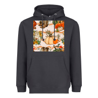 Smoke fall heifer seamless pattern Heavyweight Hoodie - BundleAndBundleShop