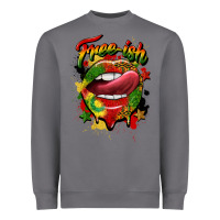 Storm free ish juneteenth lips Heavyweight Sweatshirt - CowGirlArtShop