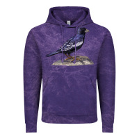 Cloud Purple Lark Bunting Colorado State Bird Vintage Hoodie - RanaPortraitStore