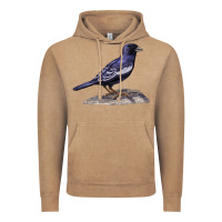 Vintage Coffee Lark Bunting Colorado State Bird Vintage Hoodie - RanaPortraitStore