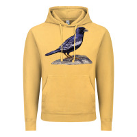 Vintage Mustard Lark Bunting Colorado State Bird Vintage Hoodie - RanaPortraitStore