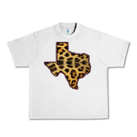 Lunar Rock Western Texas Map Leopard Pattern Urban Heavy Tee - Bettercallsaul