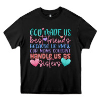 Black god made us best friend Heavy Core Tee - MaliasSmallBusiness