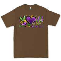 Cacao peace love mardi gras Premium Tee - MaliasSmallBusiness