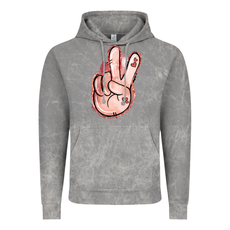 Floral Argyle Peace Sign Vintage Hoodie by Jasminsmagicworld | Teevron