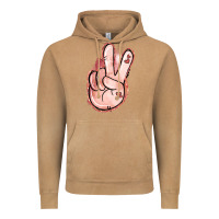 Vintage Camel Floral Argyle Peace Sign Vintage Hoodie - Jasminsmagicworld
