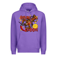 Purple Crawfish bayou baddie Premium Hoodie - FaDigitalArtStudio