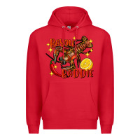 Red Crawfish bayou baddie Premium Hoodie - FaDigitalArtStudio