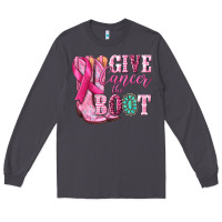 Smoke give cancer the boot Long Sleeve Tee - NancyCooperArtShop