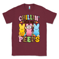Burgundy chillin' with my peeps nurse Classic Tee - Artiststas