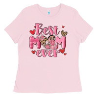 Bubblegum Pink best mom ever Ladies Tee - MaliasSmallBusiness
