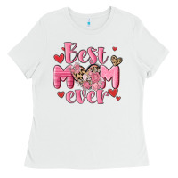 White best mom ever Ladies Tee - MaliasSmallBusiness