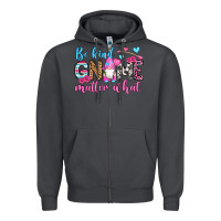 Smoke be kind gnome matter what Zipper Hoodie - OliviaCreatesArt