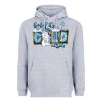 Heather Grey Baby It's Cold Outside Heavyweight Hoodie - FaDigitalArtStudio
