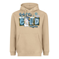 Mushroom Baby It's Cold Outside Heavyweight Hoodie - FaDigitalArtStudio