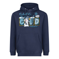 Navy Baby It's Cold Outside Heavyweight Hoodie - FaDigitalArtStudio
