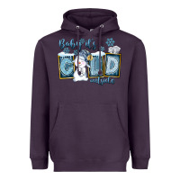 Plum Baby It's Cold Outside Heavyweight Hoodie - FaDigitalArtStudio