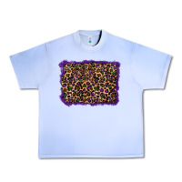 Grape Ice mardi gras leopard background Urban Heavy Tee - RanaPortraitStore