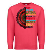 Cardinal hispanic heritage month hand fan Premium Sweatshirt - BundleAndBundleShop