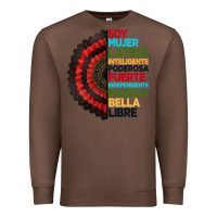 Chestnut hispanic heritage month hand fan Premium Sweatshirt - BundleAndBundleShop