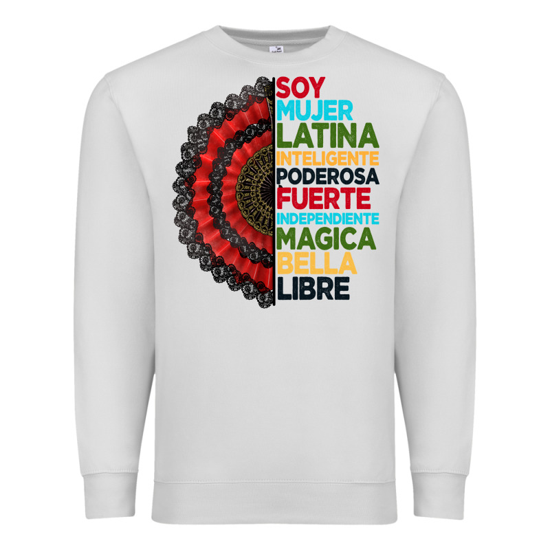 Hispanic Heritage Month Hand Fan Premium Sweatshirt by BundleAndBundleShop | Teevron