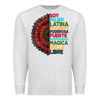 Oatmeal Heather hispanic heritage month hand fan Premium Sweatshirt - BundleAndBundleShop