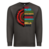 Smoke hispanic heritage month hand fan Premium Sweatshirt - BundleAndBundleShop