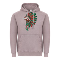 Vintage Zinc american flag indian headdress Vintage Hoodie - BarkalooDesign
