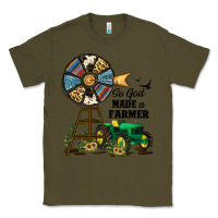Army Green So God Made a Farmer Classic Tee - JahusDesignShop