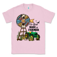 Bubblegum Pink So God Made a Farmer Classic Tee - JahusDesignShop