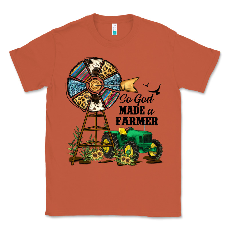 So God Made A Farmer Classic Tee by JahusDesignShop | Teevron