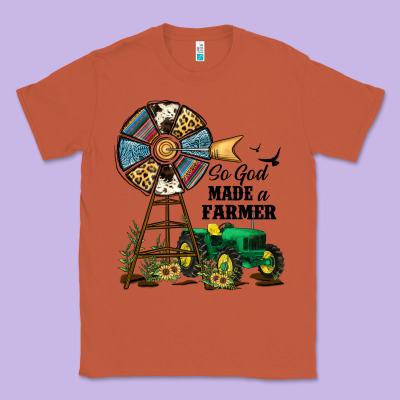 So God Made A Farmer Classic Tee Designed By Jahusdesignshop
