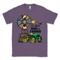 Lavender So God Made a Farmer Classic Tee - JahusDesignShop